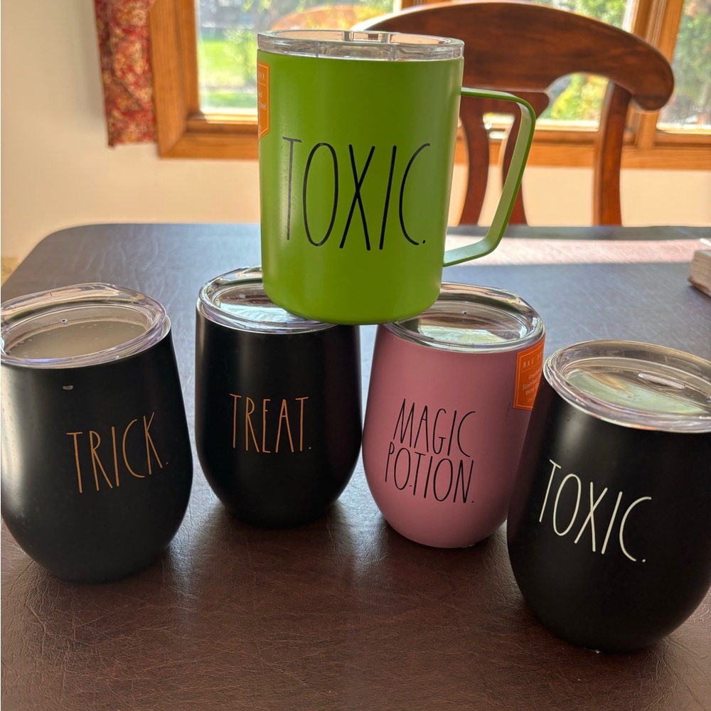 Rae Dunn Halloween tumbler set